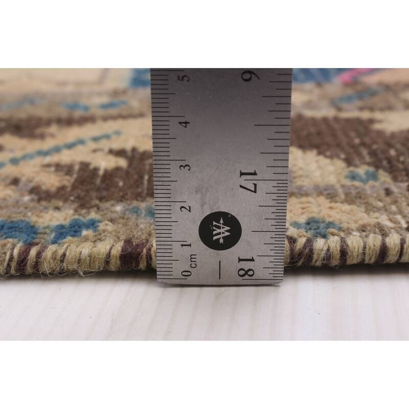 ECARPETGALLERY Hand-knotted Antalya Vintage Beige Wool Rug - 4'3 x 6'2