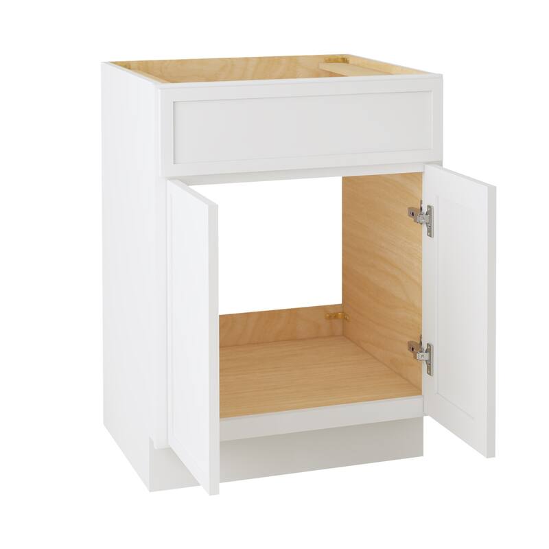 Vanity Art 24" Freestanding Single Base Storage Cabinet with Soft Close Doors