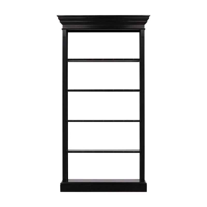 Furniture Classics Selma Bamboo Black Mahogany Bookcase