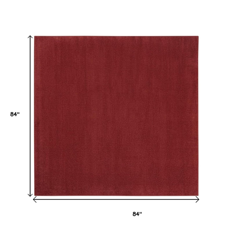 HomeRoots Contemporary Square Outdoor Rug - 7' Square