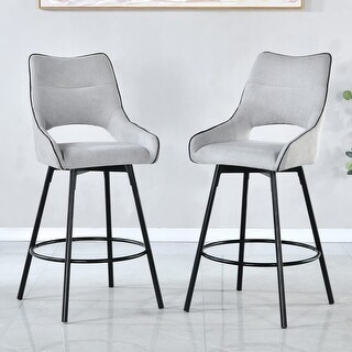 Sicotas Counter Height Stools Set of 2,Modern Bar Chairs High Dining ...