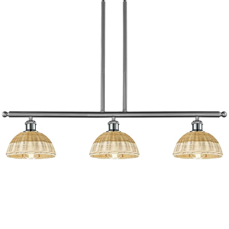 Innovations Lighting 516-3I-8-36 Bristol Natural II Linear Bristol - Brushed Satin Nickel / Natural