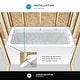 preview thumbnail 97 of 145, Fine Fixtures Acrylic-Fiberglass Soaking Bathtub, White. Alcove/Apron Front