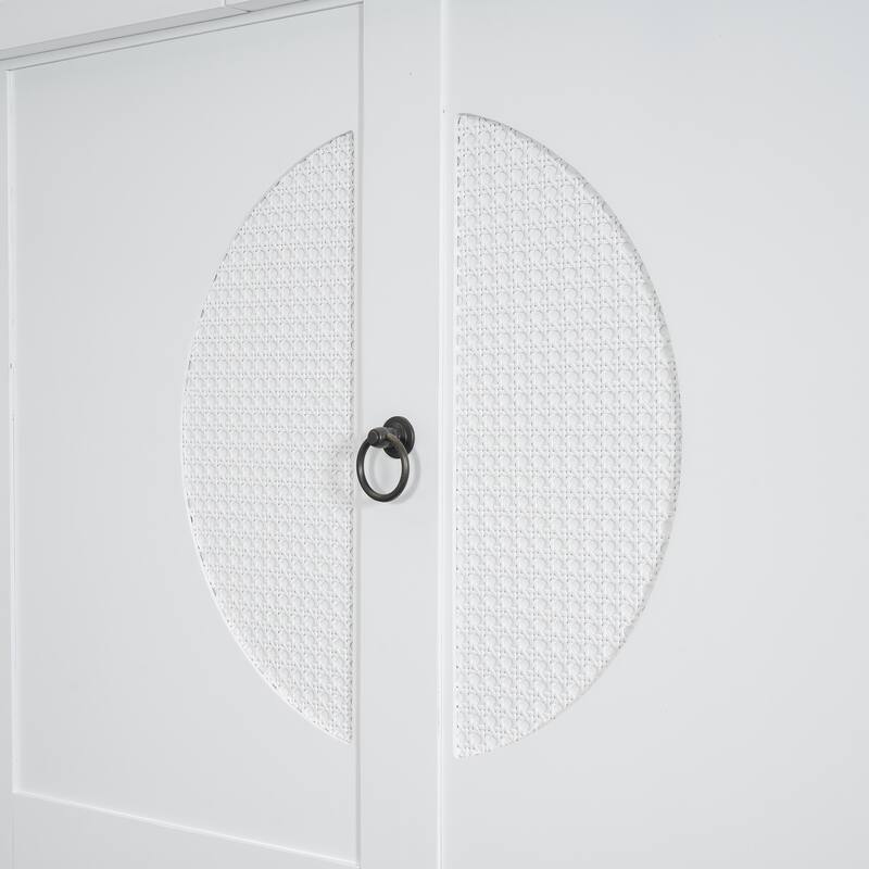 Queen Size Foldable Wall Bed with Mattress Support, Space-Saving Design, White/Gray