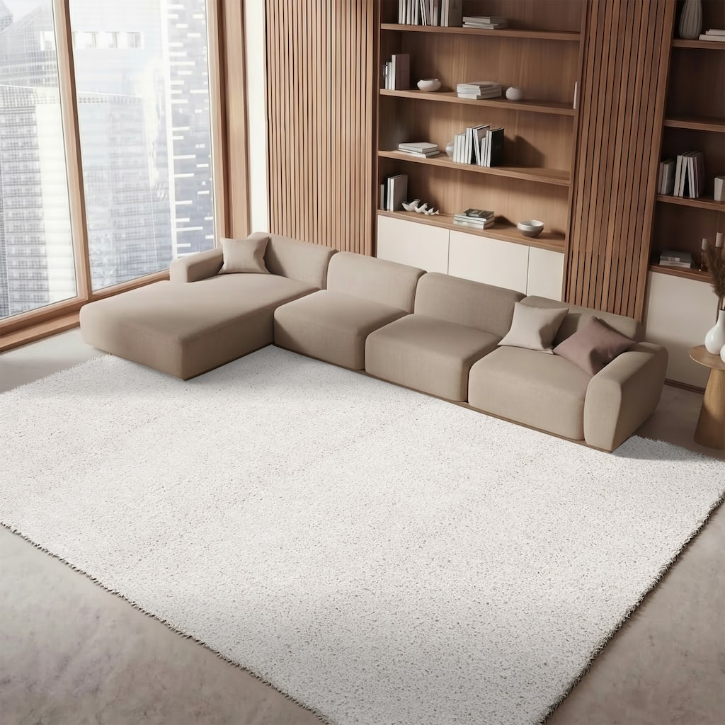 SAFAVIEH August Wilhelma Shag Solid 1.2-inch Thick Area Rug