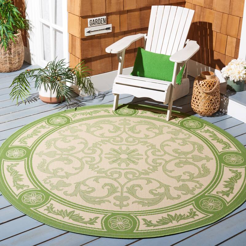 SAFAVIEH Courtyard Asumi Indoor/ Outdoor Waterproof Patio Backyard Rug