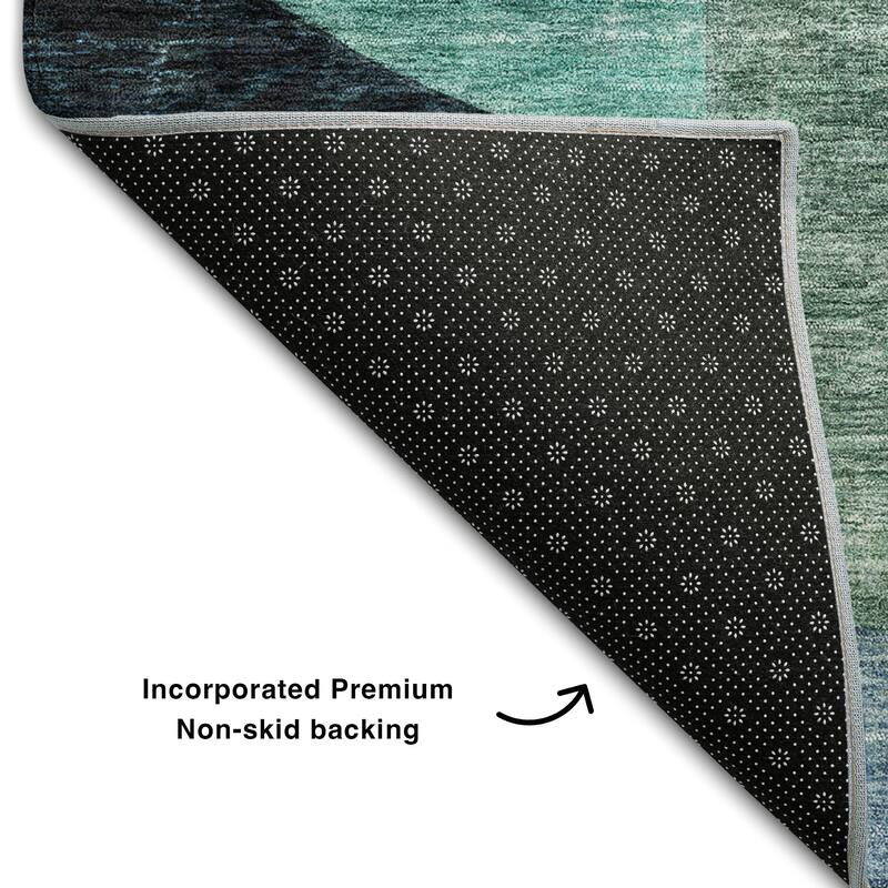Premium Washable Super Soft Abstract Contemporary Mayfield Rug