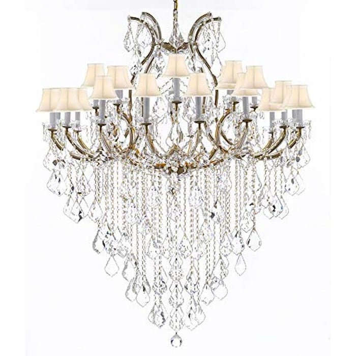 Crystal Chandelier Lighting Great for The Foyer, Entry Way, Living Room, Family Room and More! - Chandeliers For Bedrooms by Overstock.com