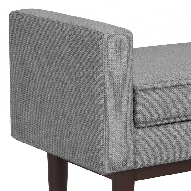 WYNDENHALL Highbridge 29 inch Wide Contemporary Rectangle Ottoman Bench