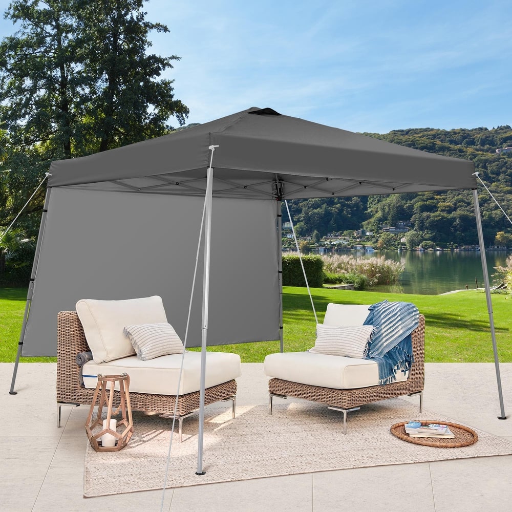 Ainfox 8 x 8 ft Pop-up Canopy Tent, Outdoor Gazebo for Beach, Sun Shade