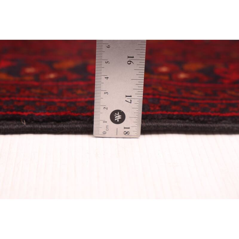 ECARPETGALLERY Hand-knotted Finest Khal Mohammadi Red Wool Rug - 9'11 x 12'10