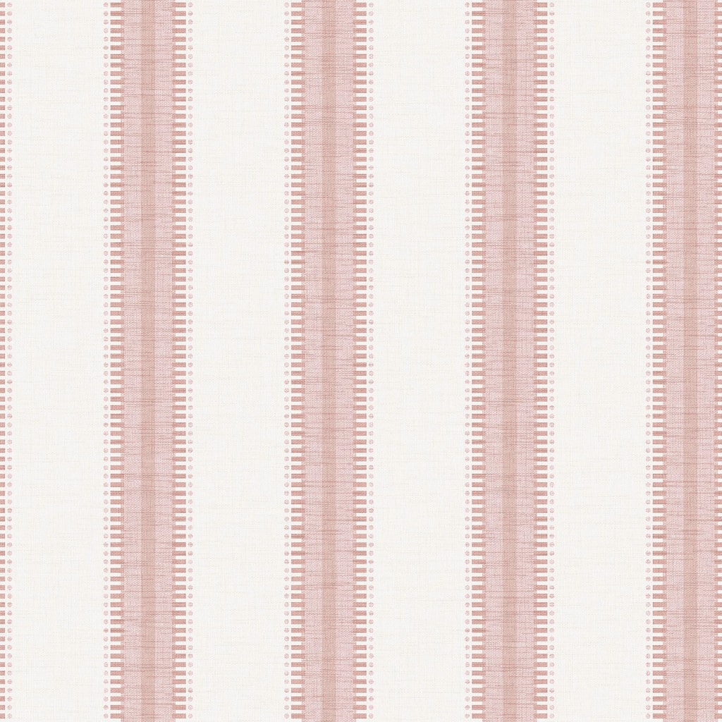 Superfresco Easy Sonnet Stripe Pink Wallpaper - N/A