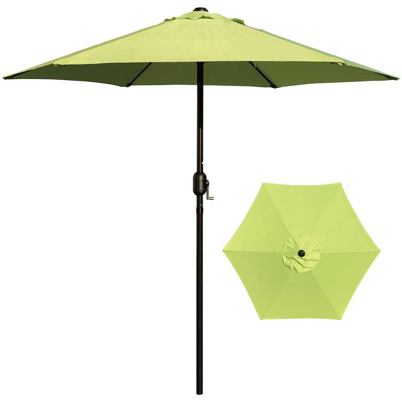 Davee 7.5' Patio Umbrella for Outdoor Shade ( 6 steel ribs)