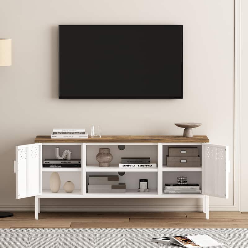 Manhattan Comfort Landen 47" Metal Storage Cabinet