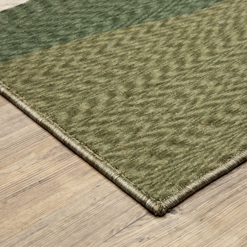 Tobias Modern Abstract Multi-colored Area Rug-
