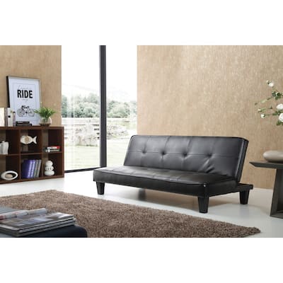 Alan Faux Leather Sofa Bed