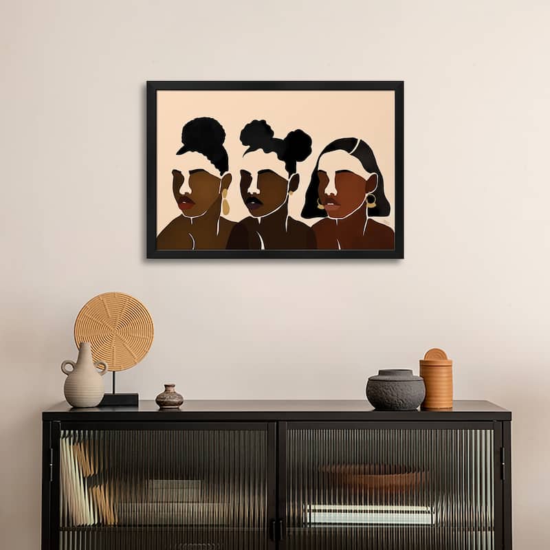 Sisters II Premium Framed Poster by Bria Nicole