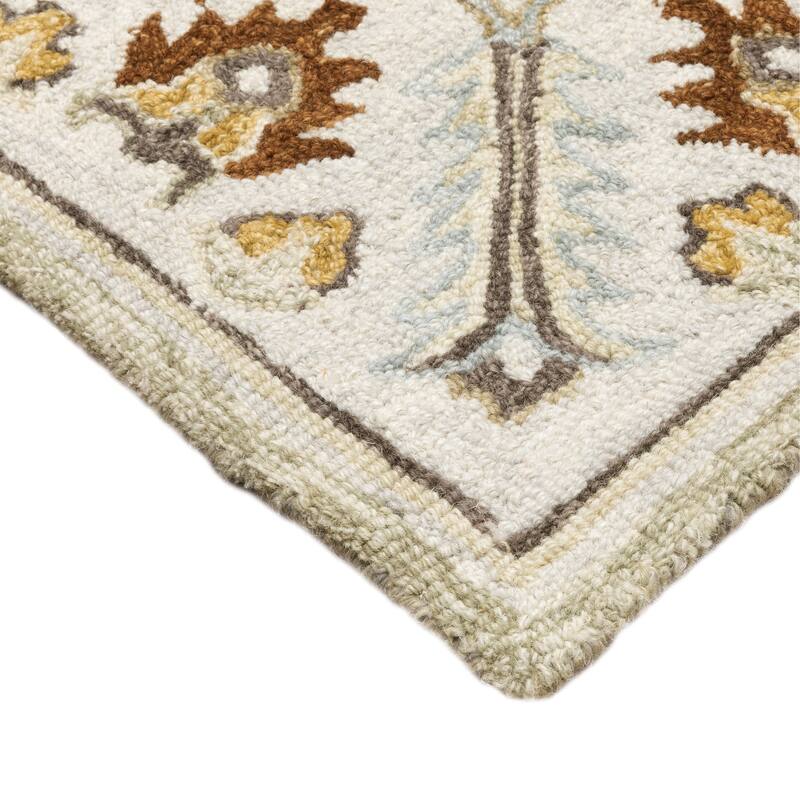 Style Haven Ava Hand-tufted Wool Loop-pile Tribal Bohemian Area Rug