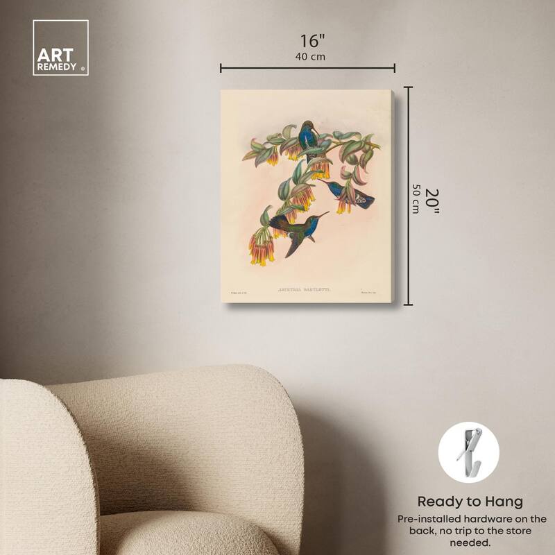 Hart Bartlett Emerald Canvas by Art Remedy, Gallery Wrapped