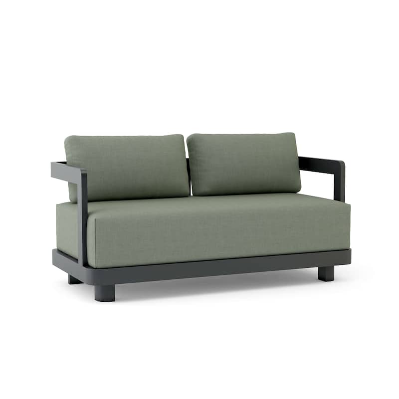 Granada Deep Seating Aluminum Loveseat - Cast Sage