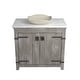 preview thumbnail 60 of 61, Lido 36" Freestanding Single Bathroom Vanity Set No Faucet Hole - Driftwood/Beachcomber