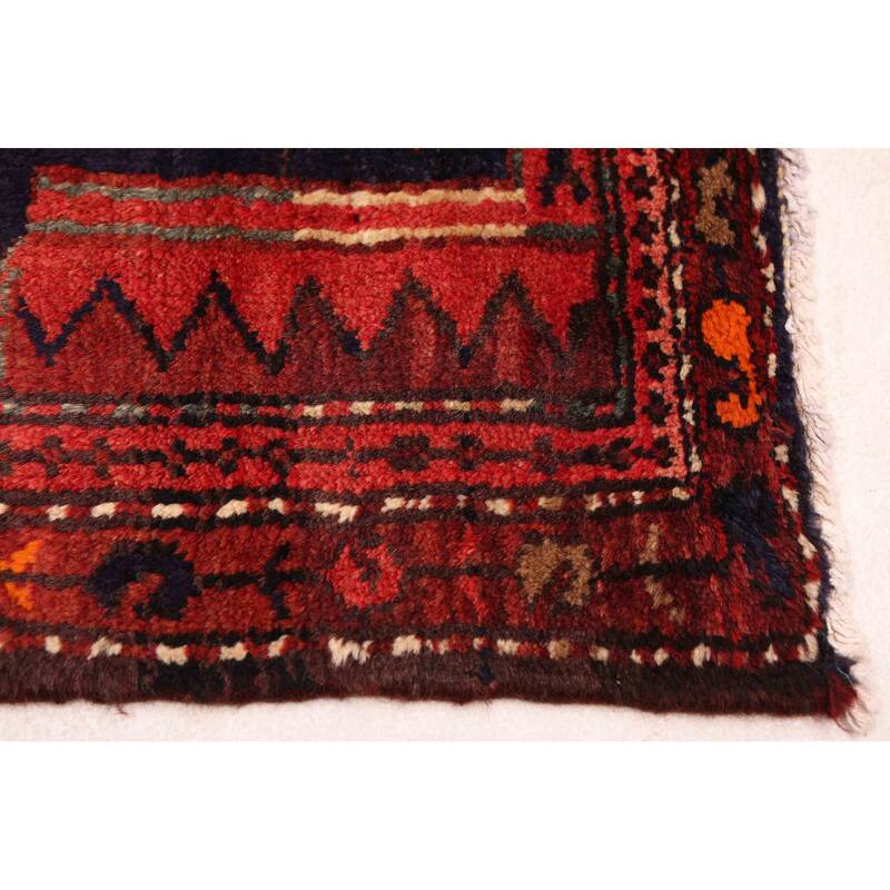 ECARPETGALLERY Hand-knotted Andelz Red Wool Rug - 3'10 x 6'3