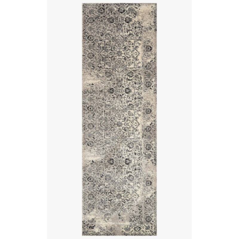 Alexander Home Brentley Traditional Distressed Medallion Area Rug