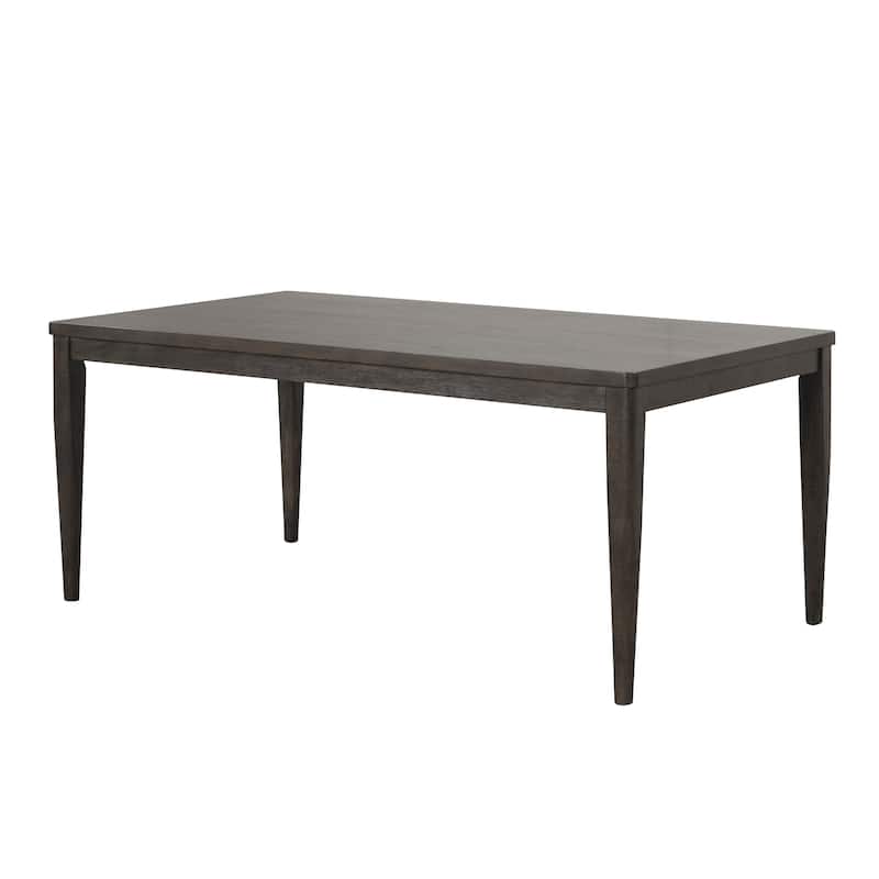 Furniture of America Lennox Modern 72-inch Dark Walnut Solid Wood Dining Table - Dark Walnut