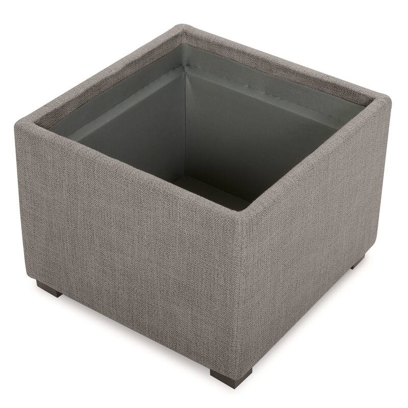 Spruce & Spring Ethan Storage Stool Ottoman