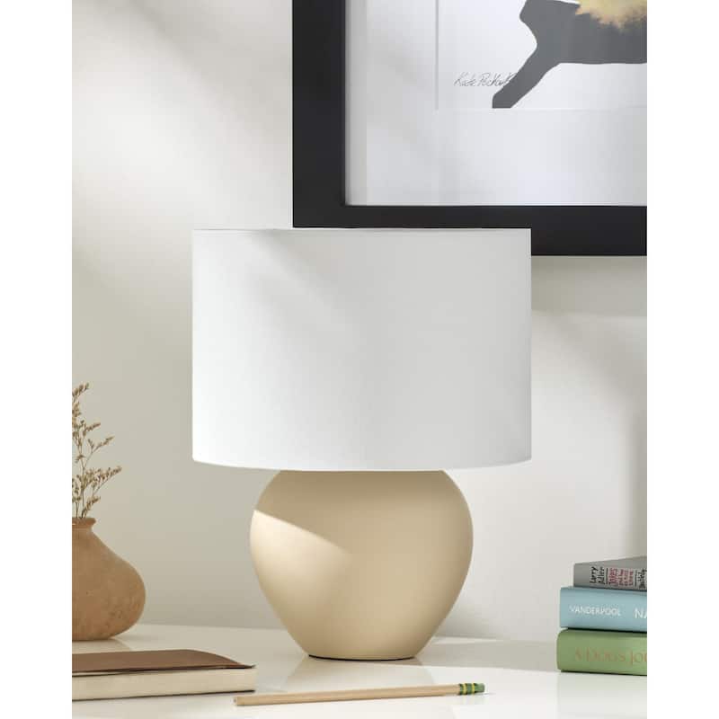 Livabliss Elio Traditional Accent Table Lamp - Cream