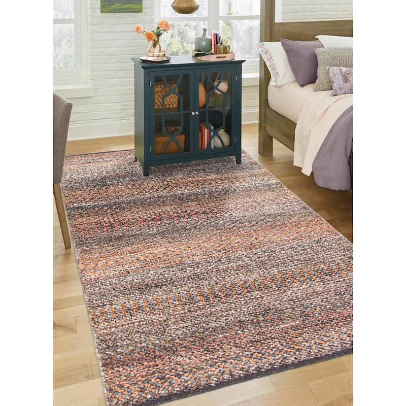 ECARPETGALLERY Hand-knotted Eternity Grey Wool Rug - 3'1 x 5'1