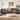79.14" Corduroy 3 Piece Living Room Set with Sofa,Storage Ottoman and Loveseat