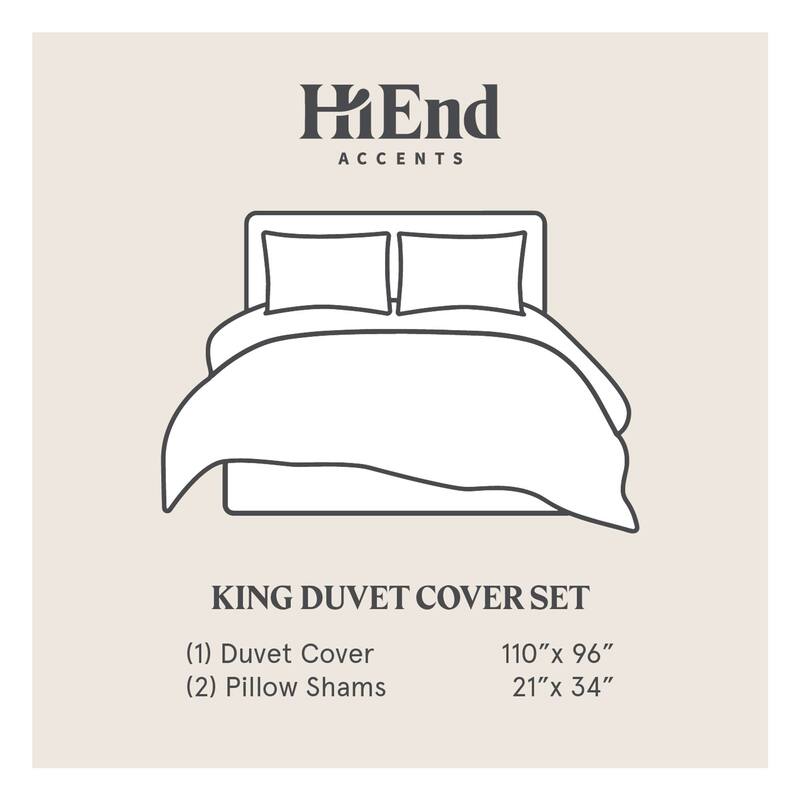 Paseo Road Acadia Cabin Bedding Woodland Lodge 3 Piece Reversible Duvet Cover Set with Pillow Shams