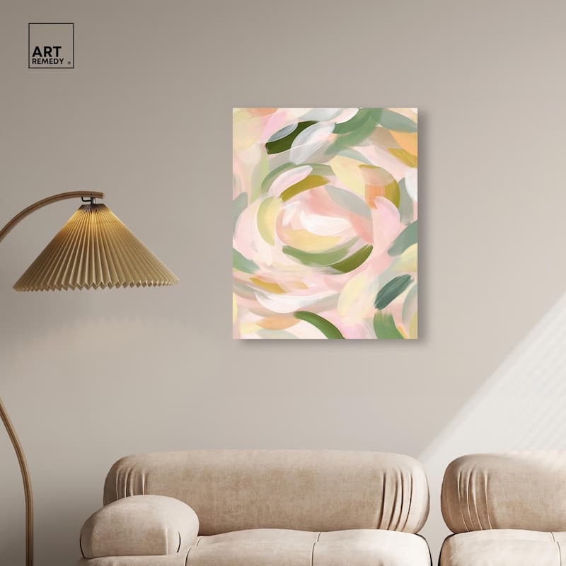 Brushstroke II Canvas by Art Remedy, Gallery Wrapped