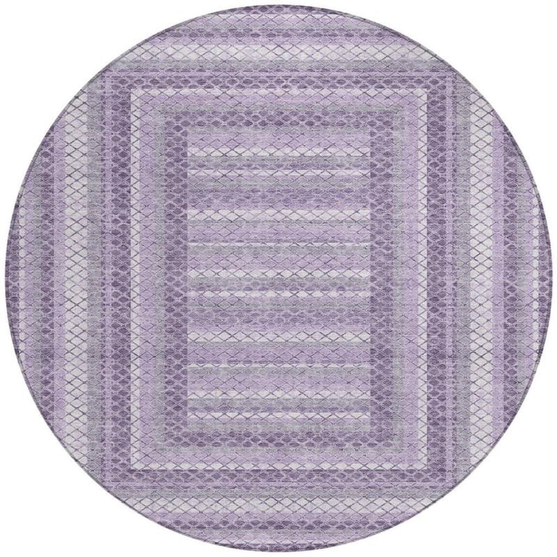 HomeRoots Geometric Transitional Rectangle Outdoor Rug