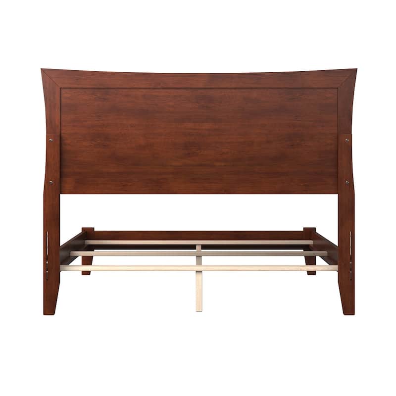 Metro Full Foundation Bed Frame in Walnut