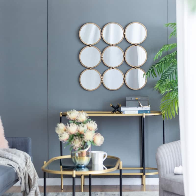 27.2" in Contemporary Decorative Mirror - Champagne
