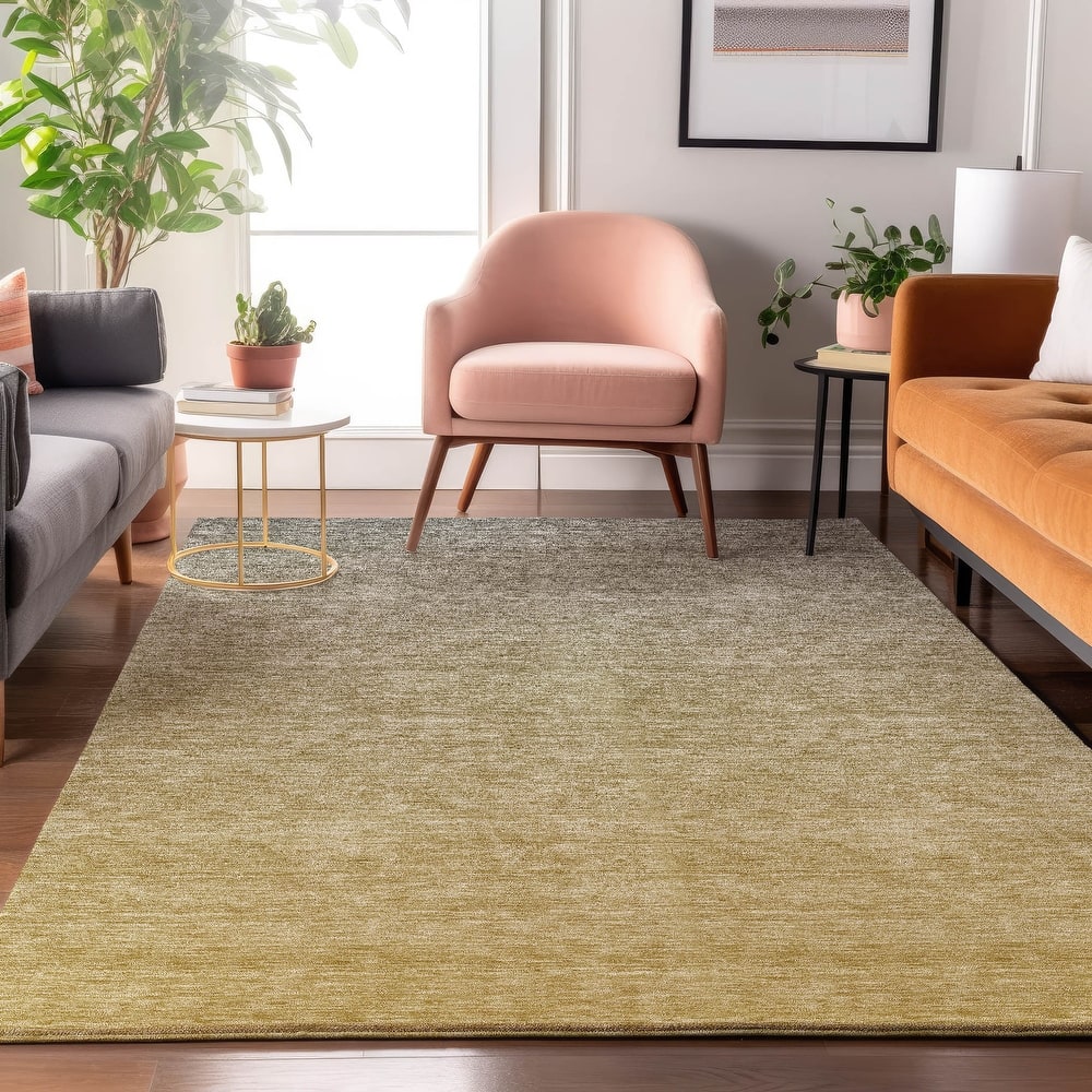 Premium Washable Super Soft Solid Ombre Mayfield Rug