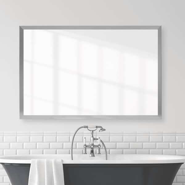 slide 2 of 48, Ellis Silver Framed Wall Mirror