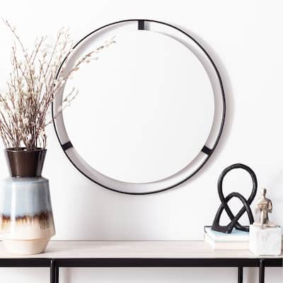 SAFAVIEH Radlin 22-inch Silver Round Mirror - 22" W x 1" L x 22" H