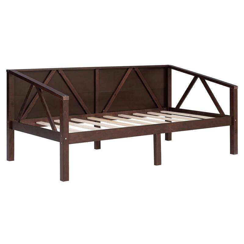 Twin/Full Size Daybed with Solid Wood Frame and Storage - Versatile Sofa and Bed for Small Spaces