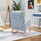 preview thumbnail 8 of 52, Nursery Rocking Chair High Back Accent Rocker for Living Room
