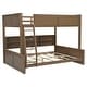 preview thumbnail 43 of 48, Twin XL / Full XL over Queen Bunk Bed with Open Cabinets and Charging Station, Storage Kids Bed Frame with Ladder