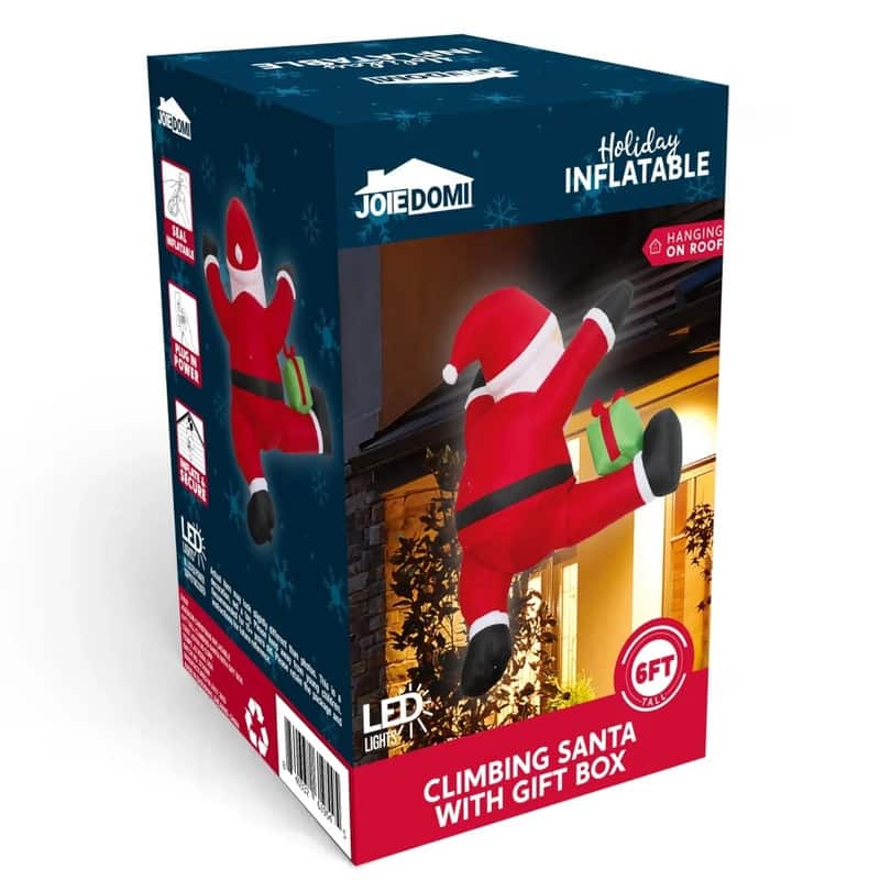 Climbing Santa Inflatable
