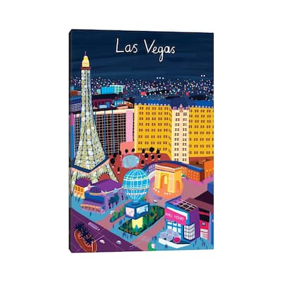iCanvas "View from Above Las Vegas" by Carla Daly Canvas Print