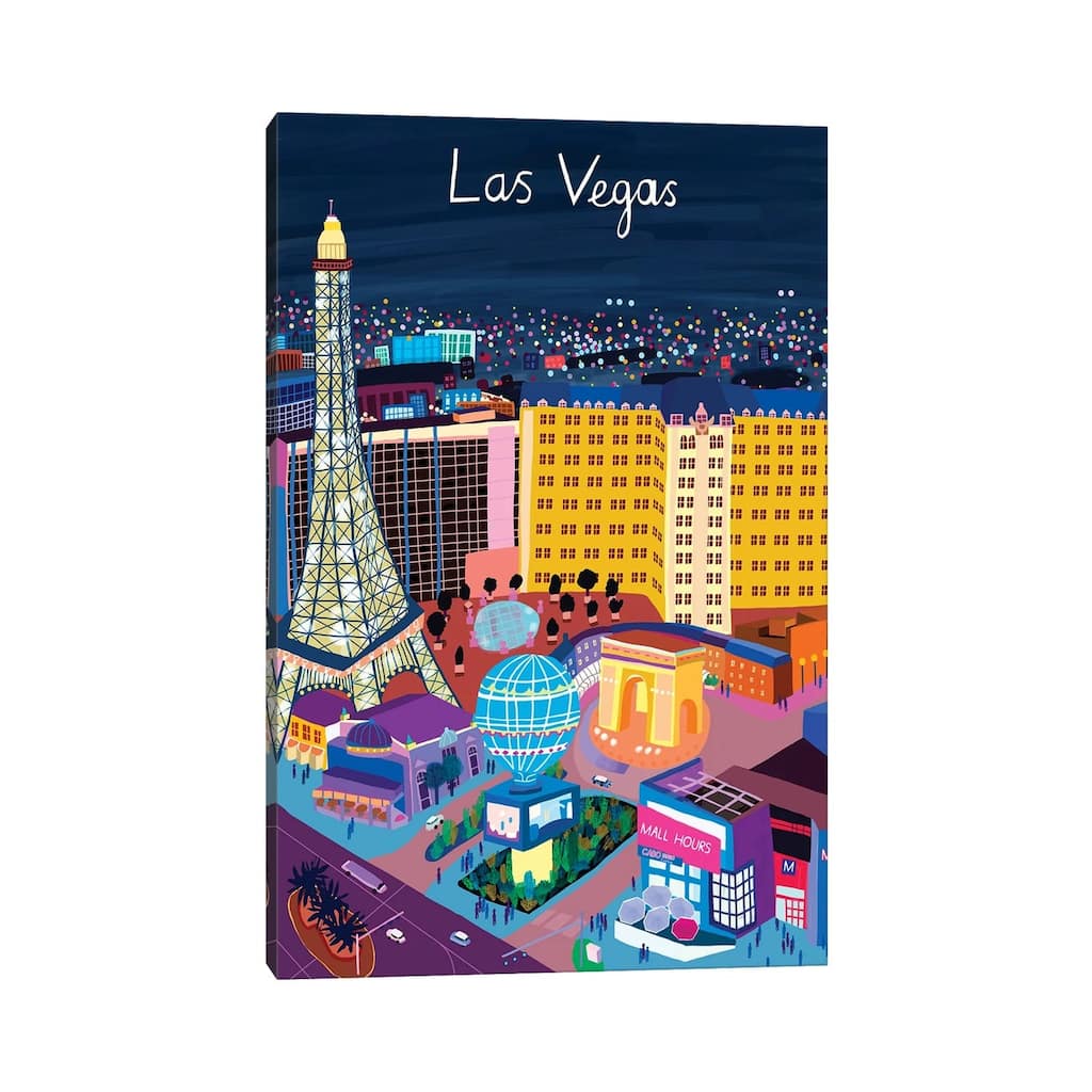 iCanvas "View from Above Las Vegas" by Carla Daly Canvas Print