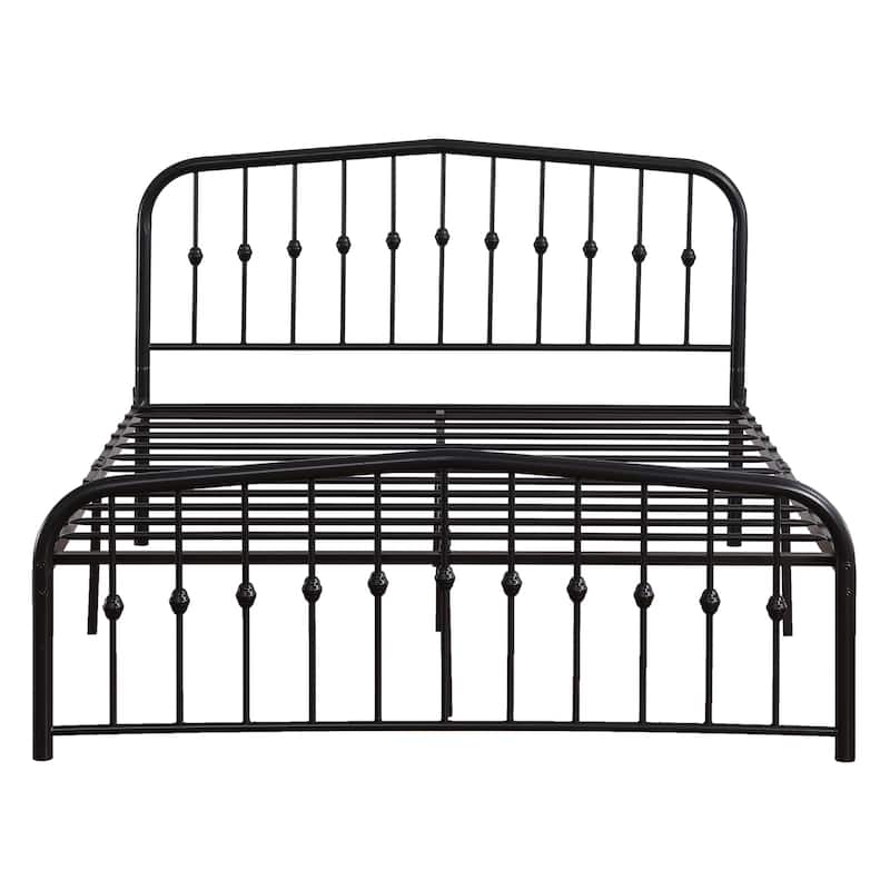 Modern Single-Layer Curved Frame Bed