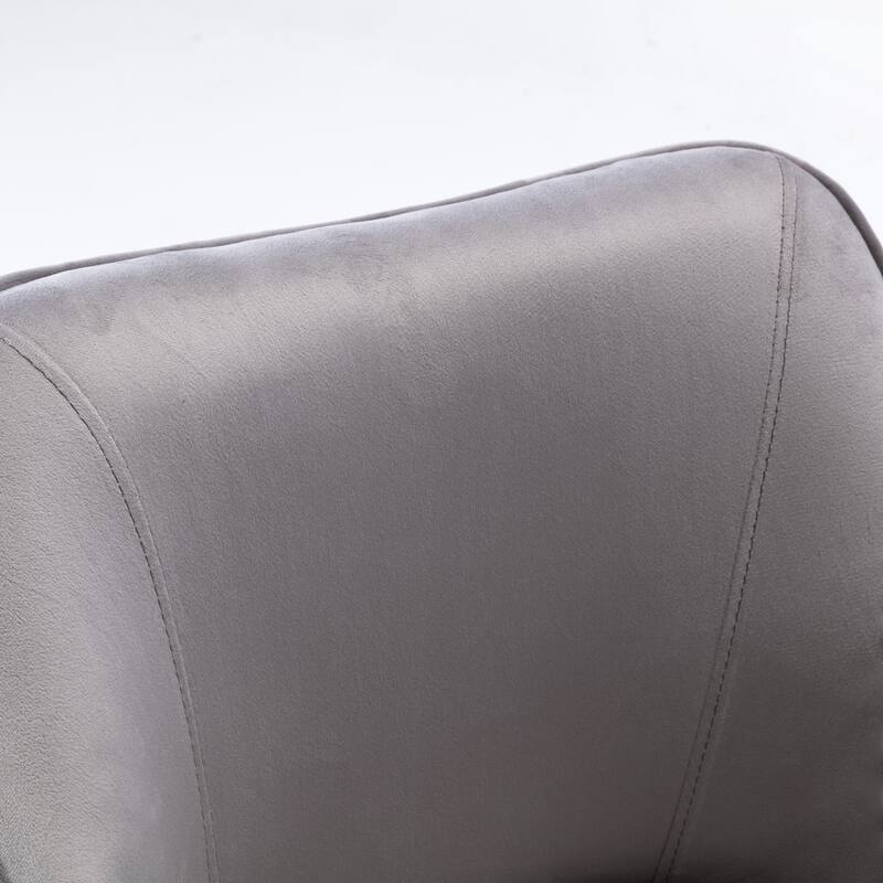 Corvus Braff Velvet Upholstered Adjustable Ergonomic Office Chair