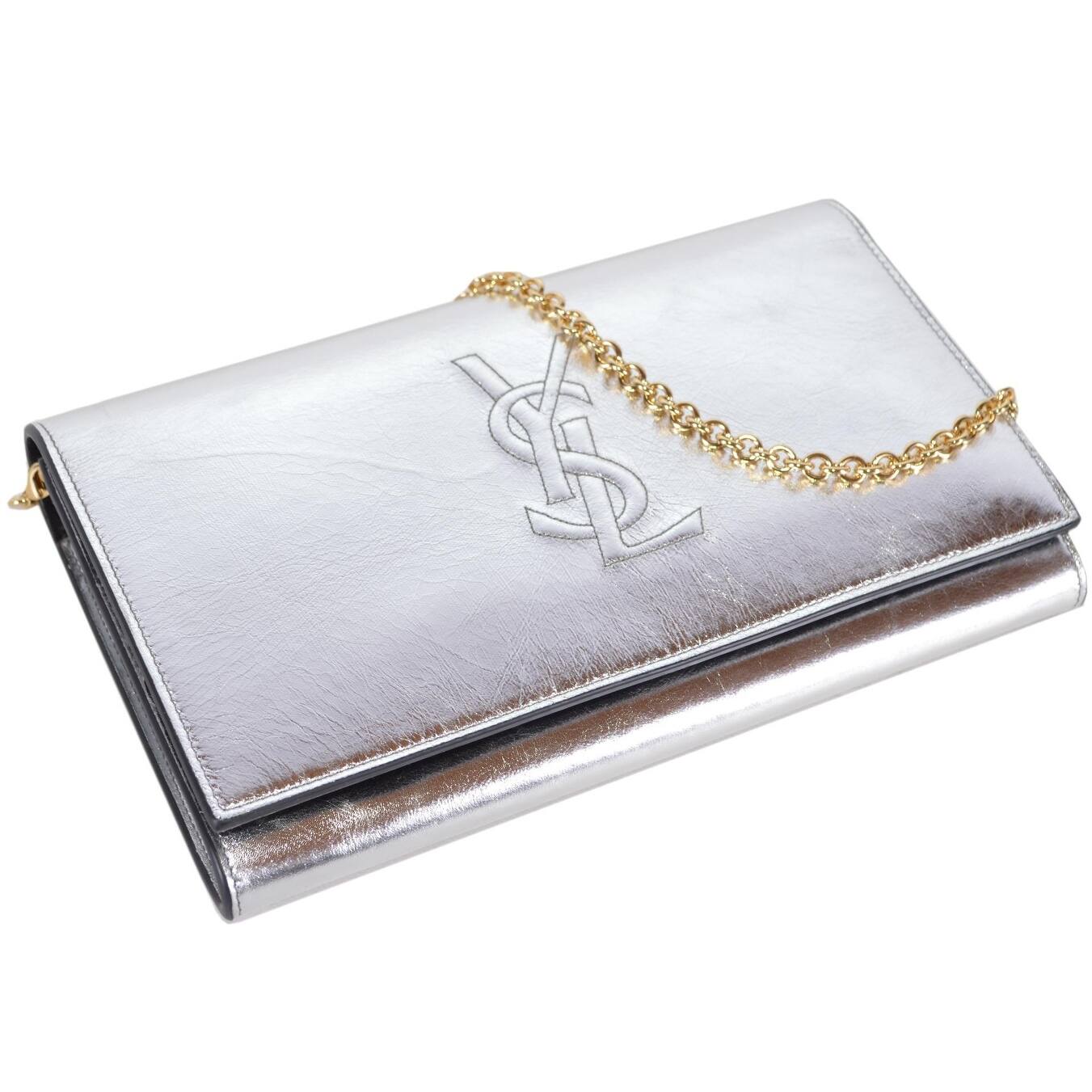 ysl crossbody silver