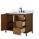 preview thumbnail 68 of 72, Vanity Art Lucerne Freestanding Bathroom Vanity with Stone Top, Hidden Power Station, Hair Dryer Holder, USB Charging Shelf